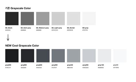 grayscale color code