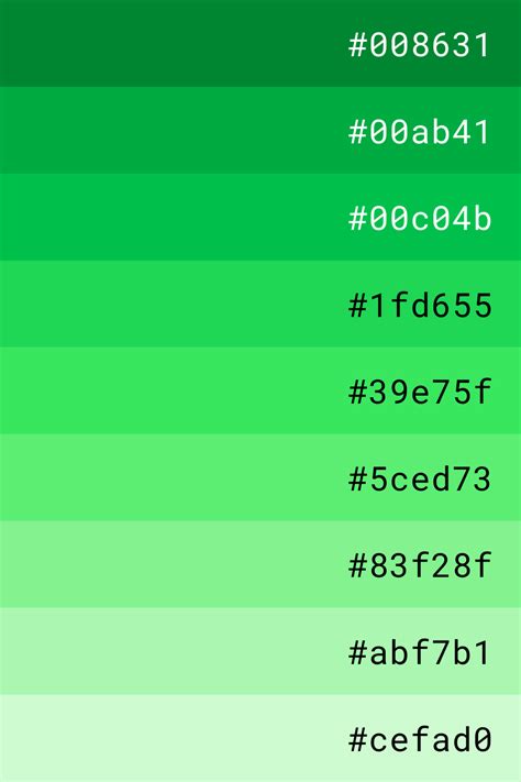 green background colour code