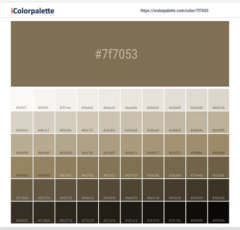 greyish brown colour code