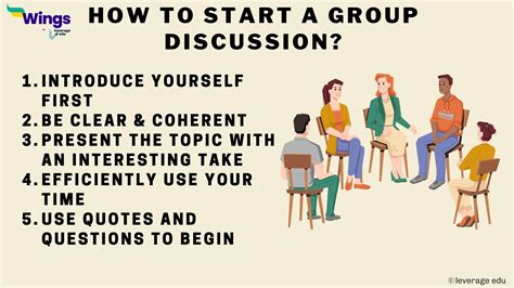 group discussion starting lines examples pdf
