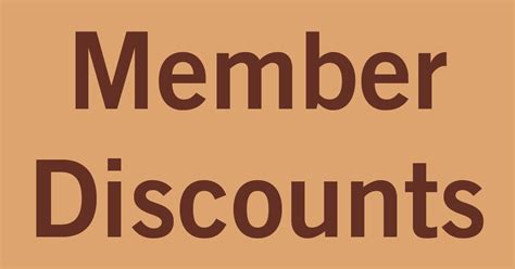 Group Membership Discount