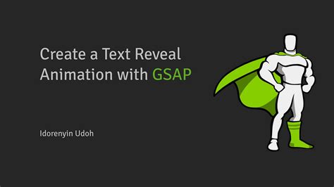 gsap text animation demo