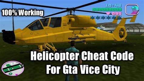 gta 3 helicopter cheat code pc