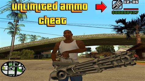 gta sa cheat code infinite ammo pc