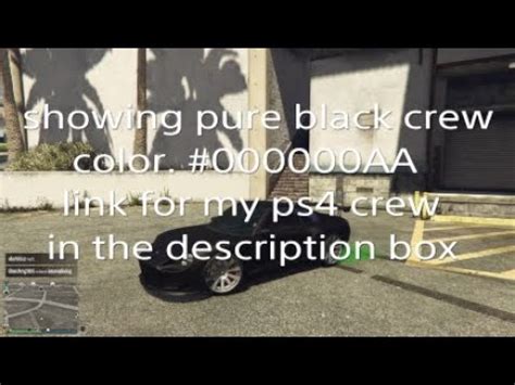 gta v pure black hex code