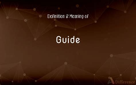 guide definition