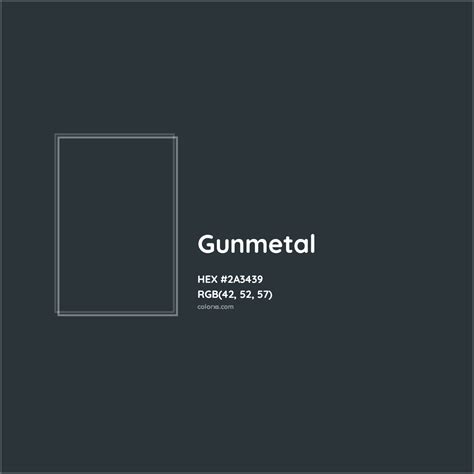 gun steel hex code