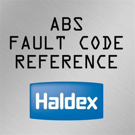 haldex abs module fault codes