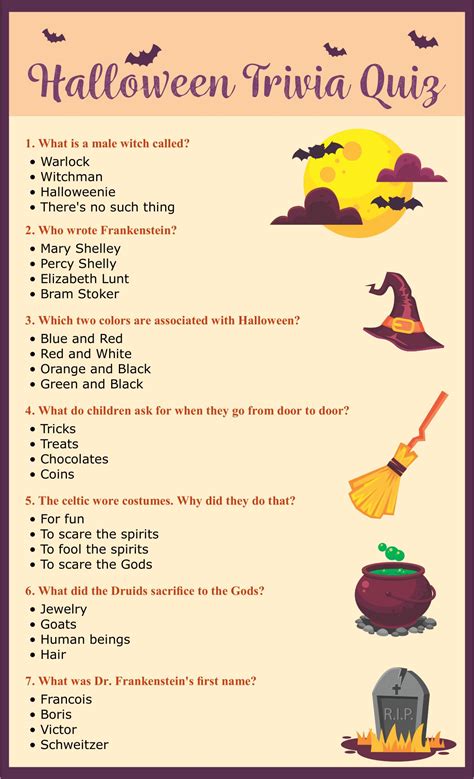 halloween trivia questions and answers multiple choice
