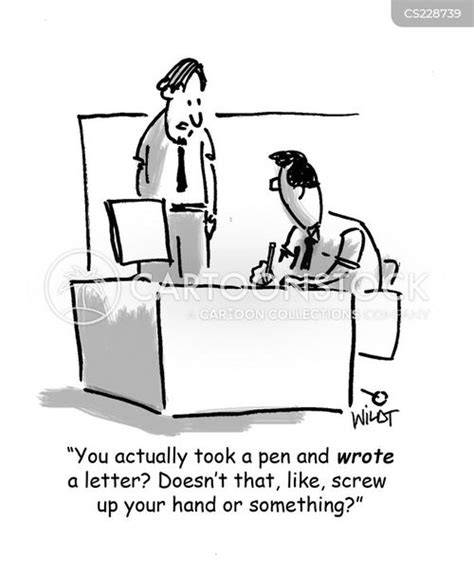hand writing funny letter