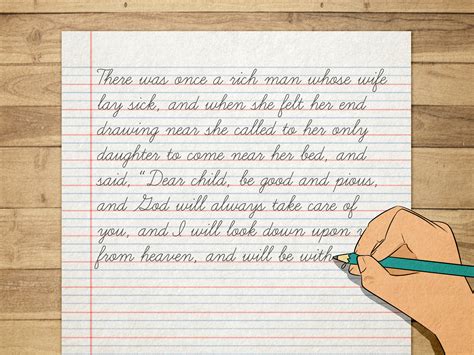 handwriting examples for students