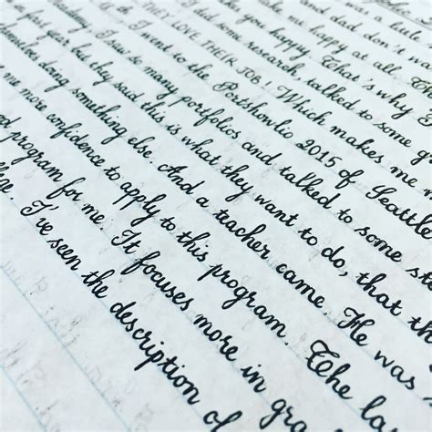 handwriting examples to copy