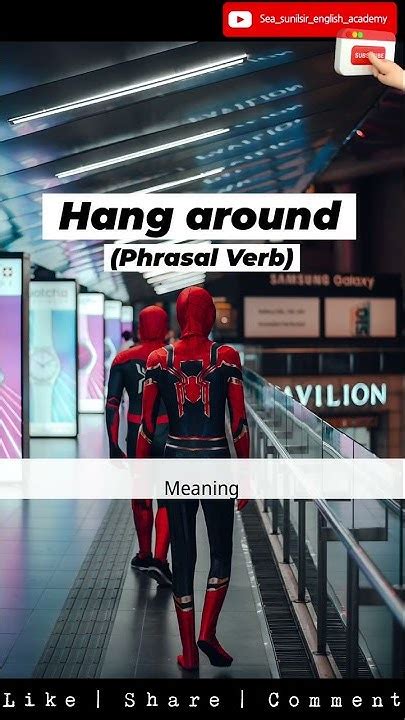 hang around meaning in english