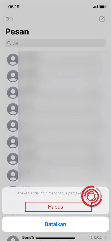 hapus sms