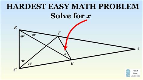 hard geometry questions with answers