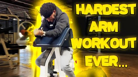 hardest arm exercises