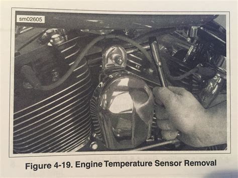 harley engine temp sensor location