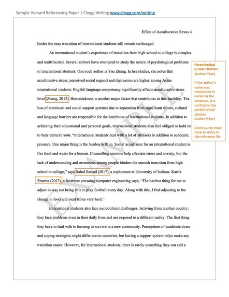 harvard referencing thesis example