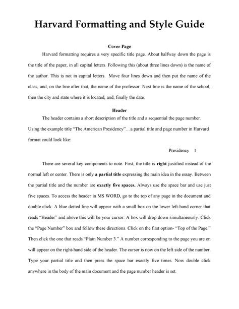 harvard research paper example