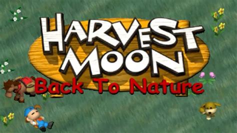 Modifikasi Harvest Moon Back to Nature Bahasa Indonesia