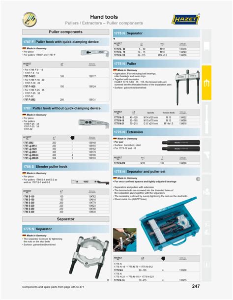 Hazet Tool Catalog