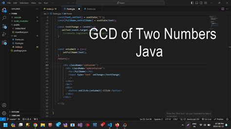hcf of two numbers in java