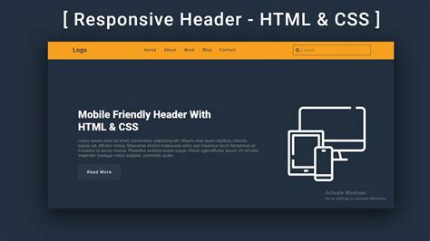 header css template codepen