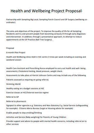 health project proposal sample pdf