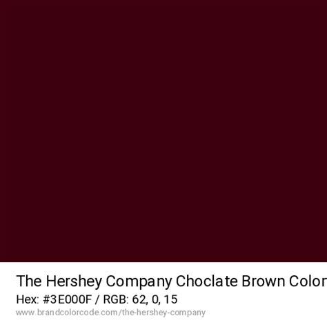 hershey's chocolate color hex code