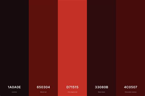 hex code for dark red colour