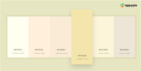 hex code for ivory color