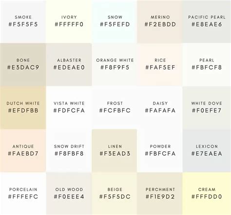 hex code for warm white light