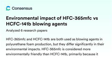 hfc environmental impact