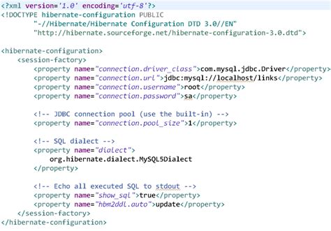 hibernate validator xml configuration example