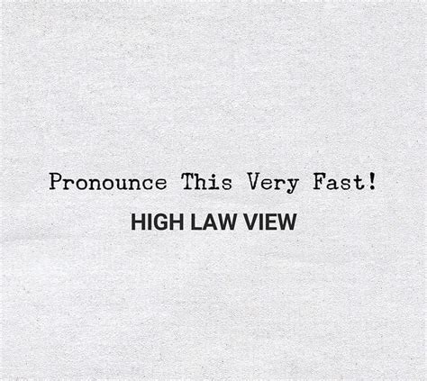 high law view meaning in tamil example
