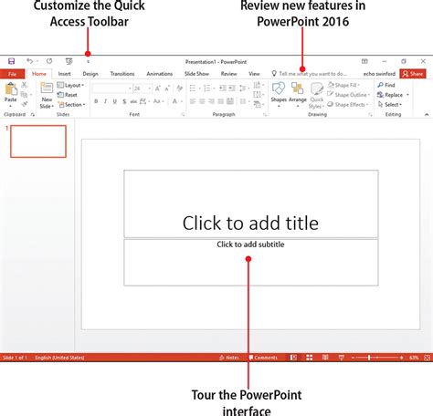highlight the features of microsoft powerpoint 2016