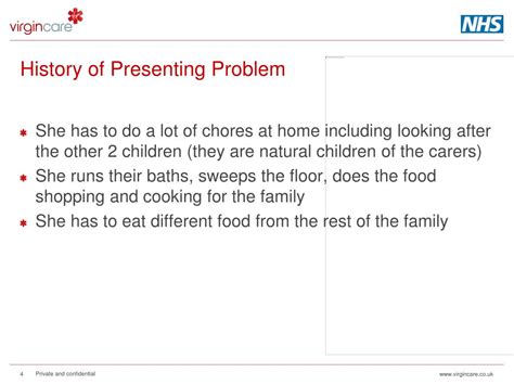 history of presenting problem