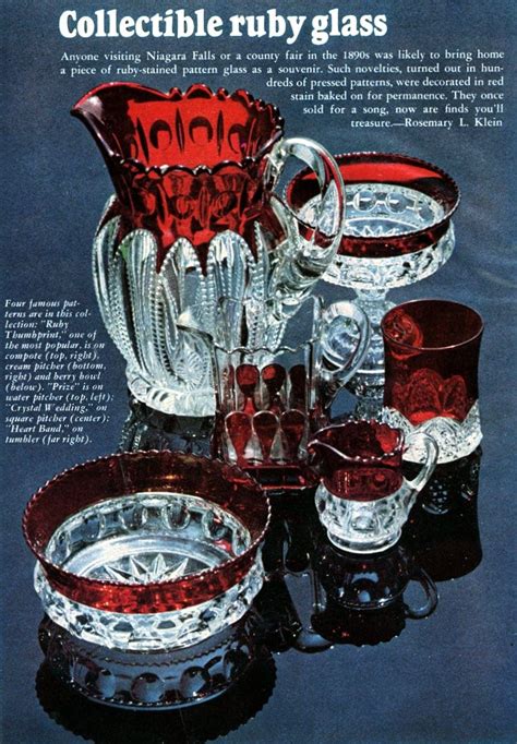 history of ruby glass