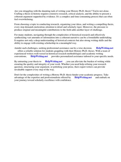 history phd examples