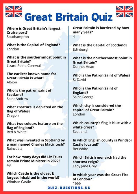 history quiz questions and answers uk pdf