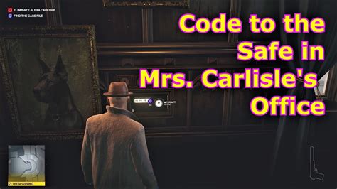 hitman 3 office safe code