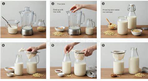 homemade oat milk process