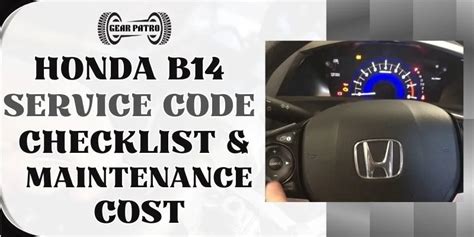 honda error.code b14