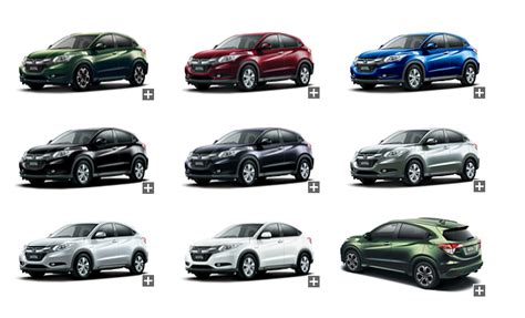 honda vezel color code