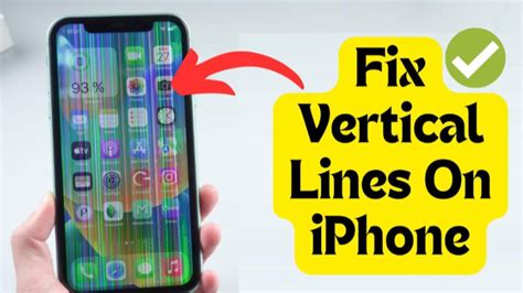 horizontal and vertical lines on iphone screen