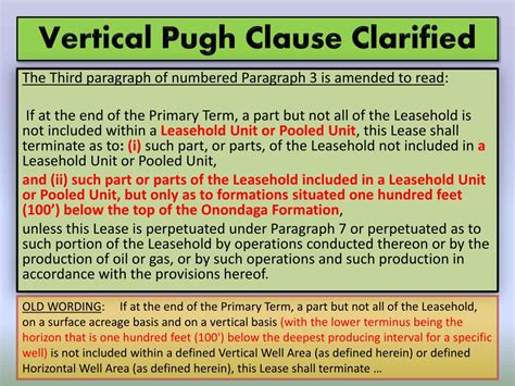 horizontal vs vertical pugh clause
