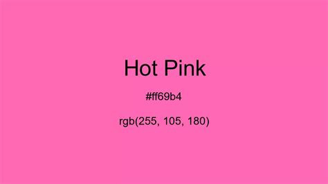 hot pink hexadecimal code