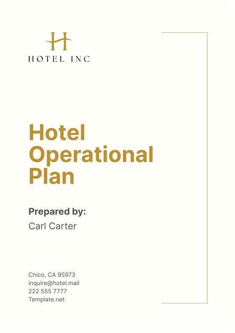 hotel operational permit document