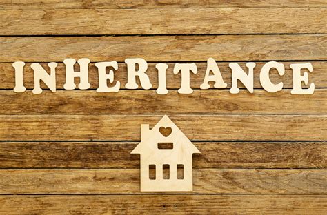 house with inheritance text