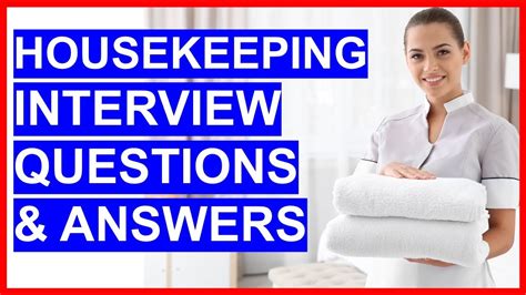 housekeeping job interview questions and answers pdf